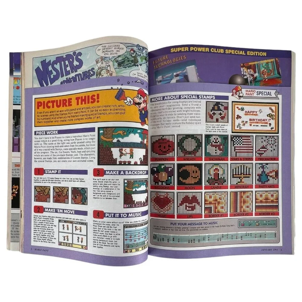 Nintendo Power Magazine Vol 44 January 1993 Magical Quest With Poster Inserts‎